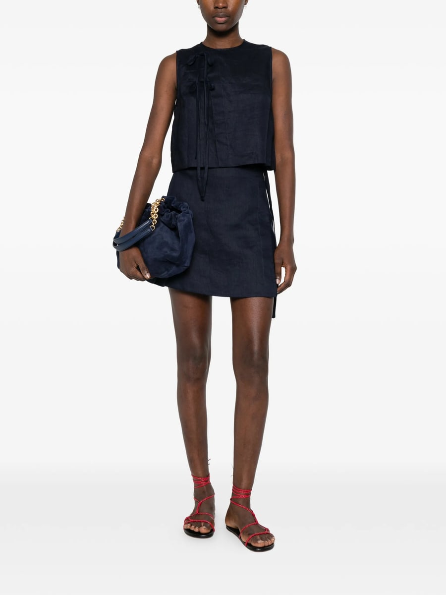 Bondi Born Bondi Born Tie Detail Sleeveless Top, view 4