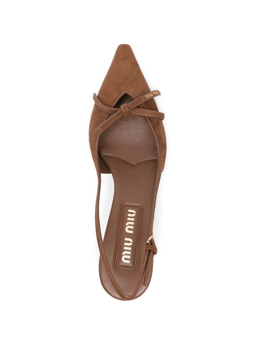 Miu Miu Miu Miu Bow Point Pumps, view 4