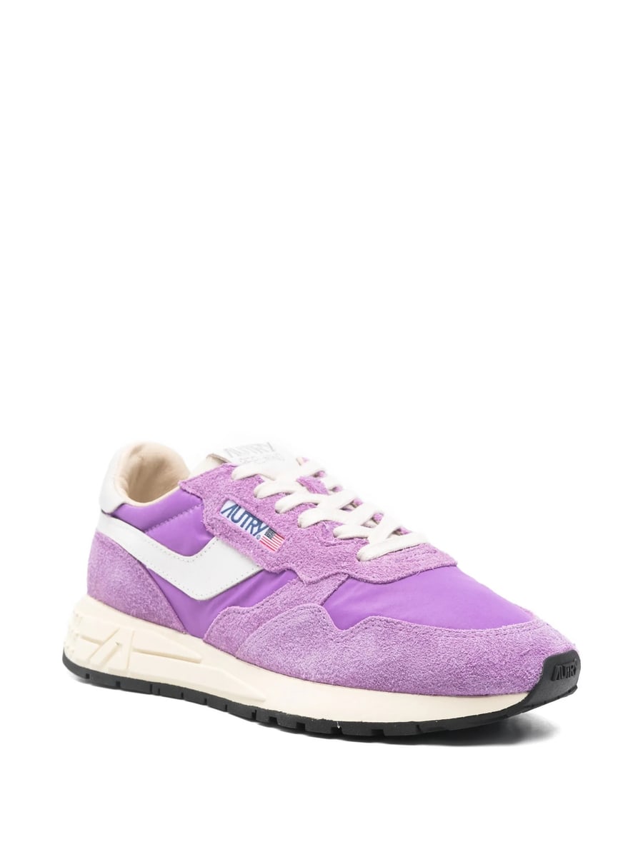 Autry Autry Suede Panelled Sneakers, view 4