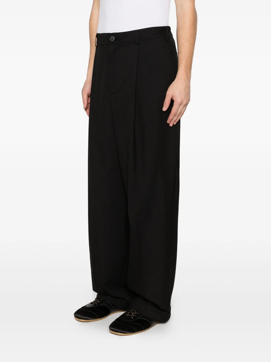 Marni Marni Cuffed Pleated Trousers, view 5