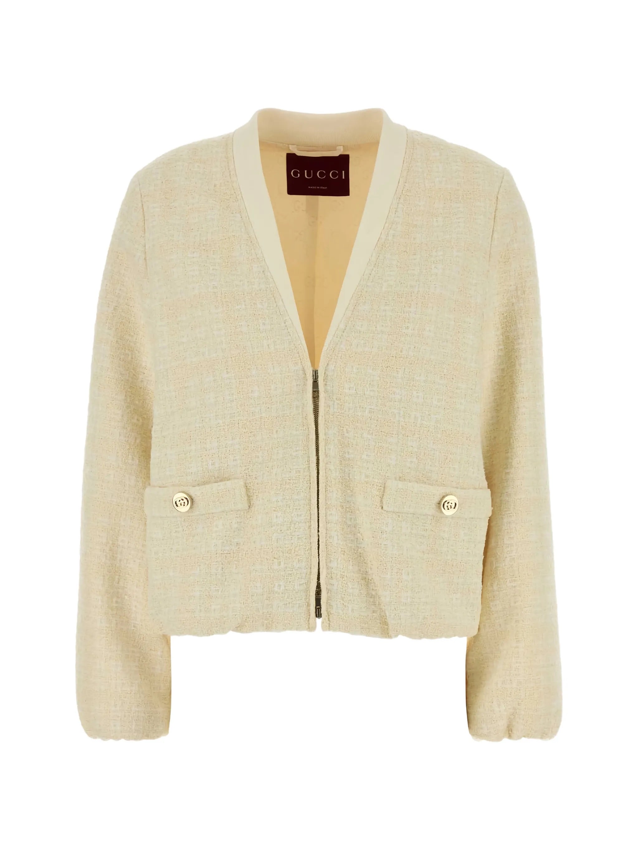 Gucci Gucci Check Tweed Jacket