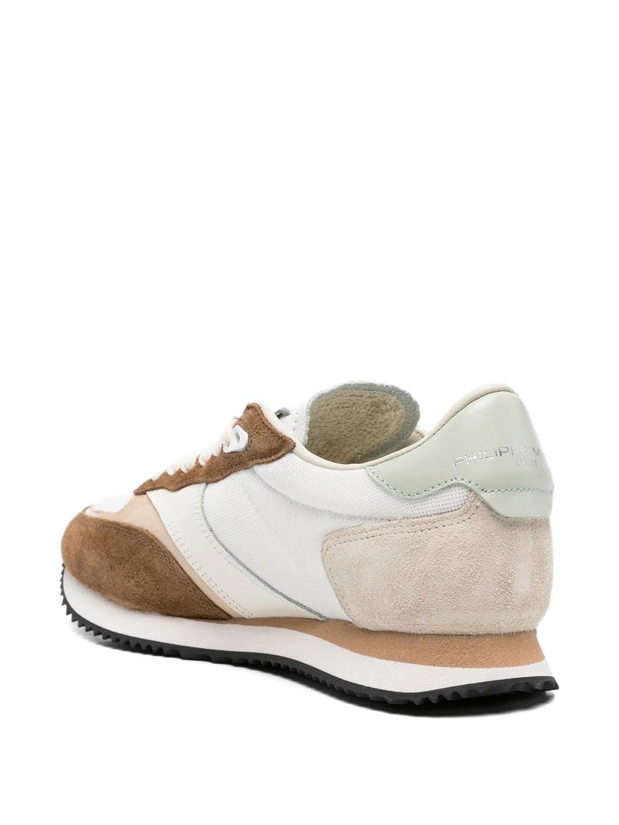 Philippe Model Philippe Model Blville Suede-panel Sneakers, view 3