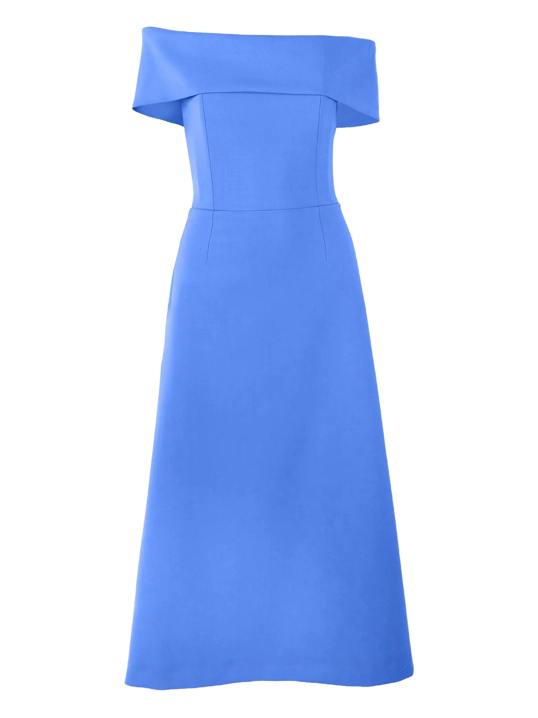 Carolina Herrera Carolina Herrera Off-shoulder A-line Midi Dress