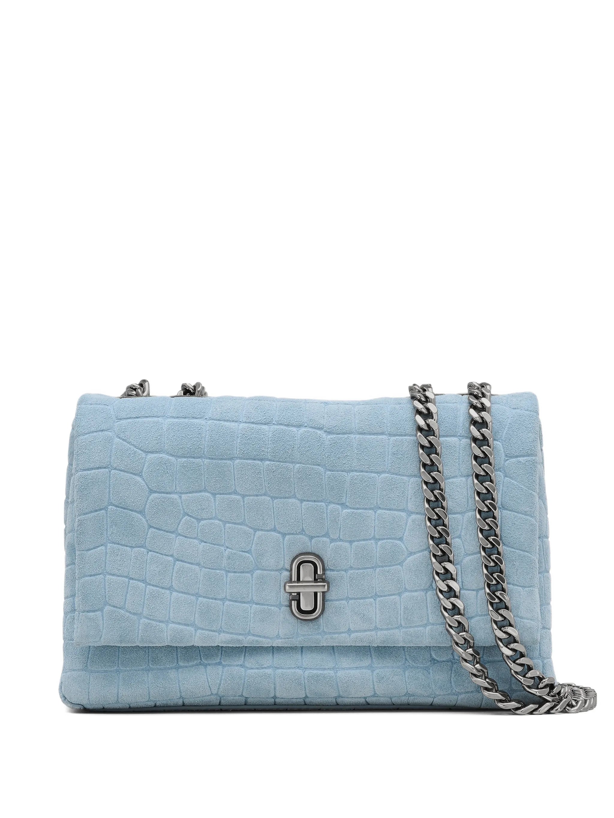 Marc Jacobs Marc Jacobs The Suede Croc Slim Dual Convertible Shoulder Bag
