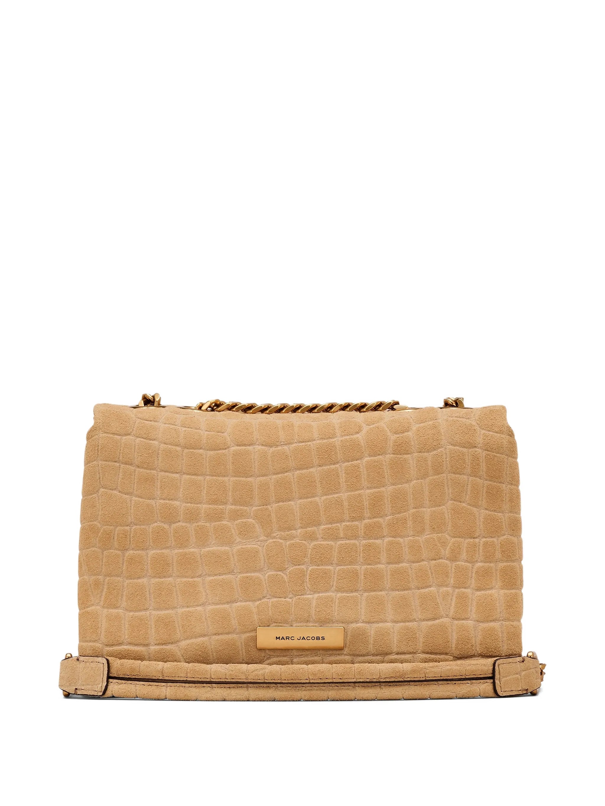 Marc Jacobs Marc Jacobs The Suede Croc Slim Dual Convertible Shoulder Bag, view 2