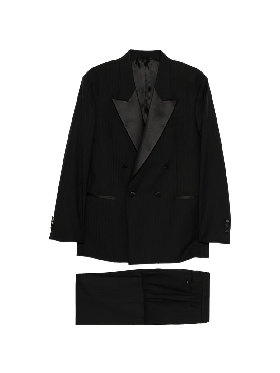 Reveres 1949 Reveres 1949 Shawl-lapel Striped Suit