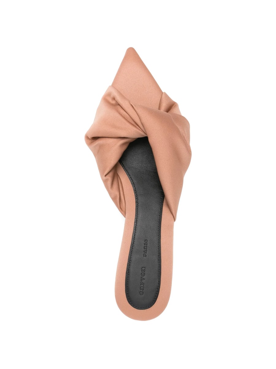 Carven Carven Pointed-toe Twisted Heeled Sandals, view 3
