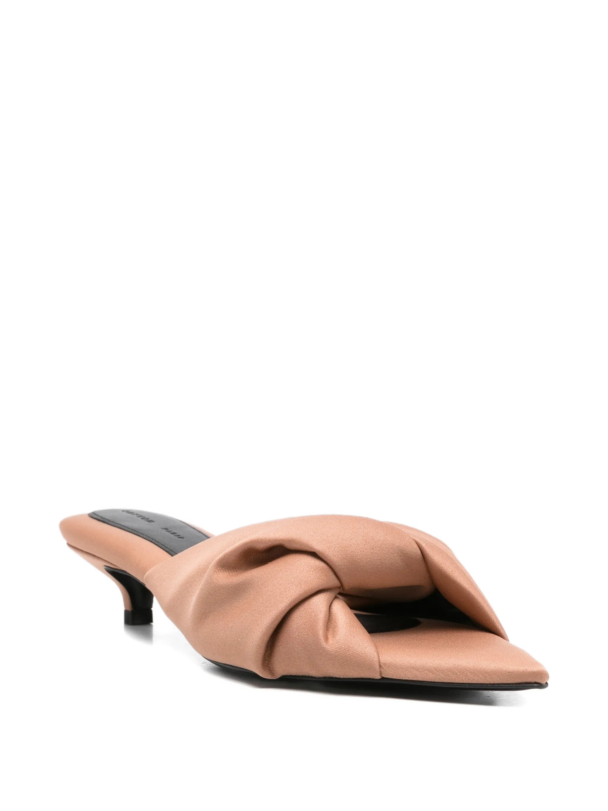 Carven Carven Pointed-toe Twisted Heeled Sandals, view 2