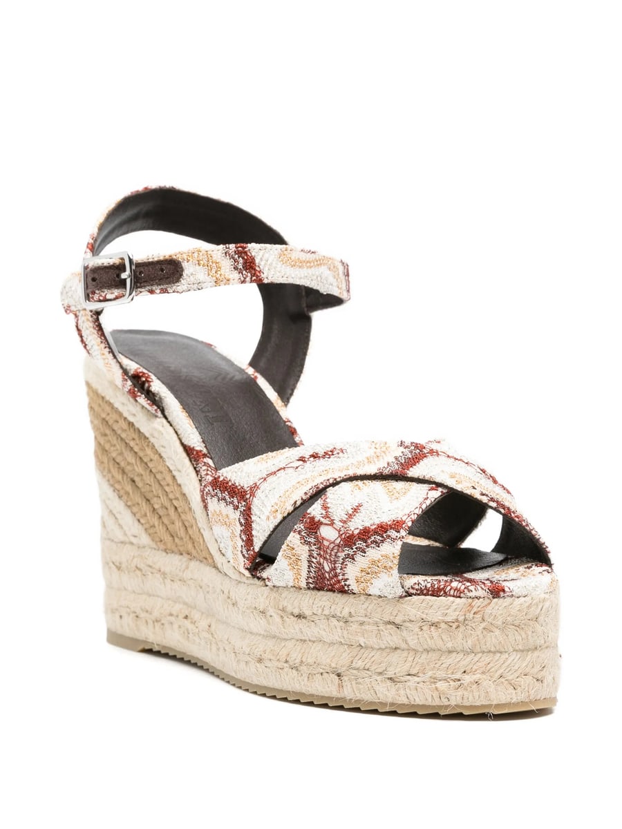Missoni Missoni Woven-platform Espadrilles, view 4
