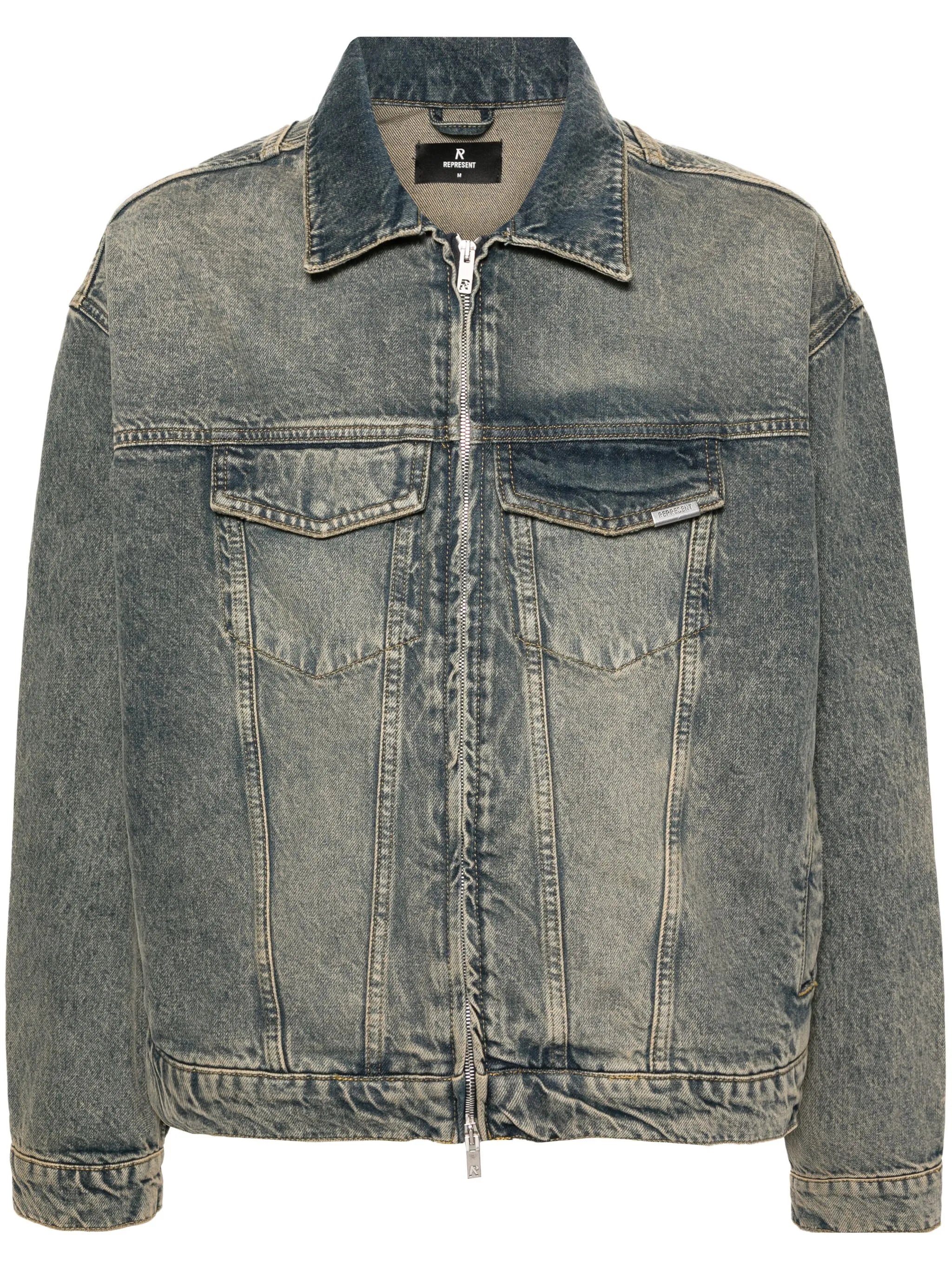 Represent Represent R4 Washed-denim Jacket