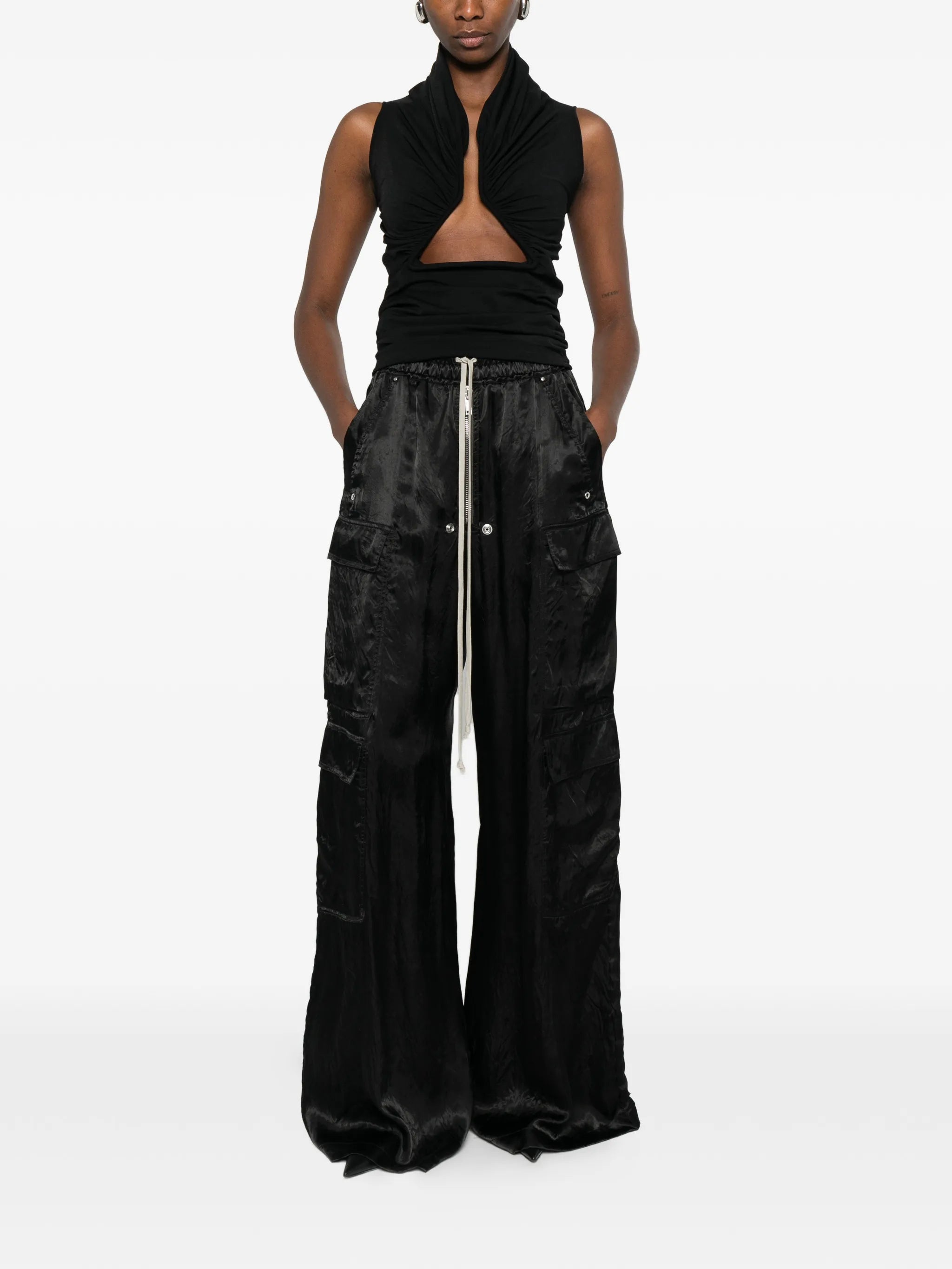Rick Owens Rick Owens Cargobelas Drawstring Trousers, view 2