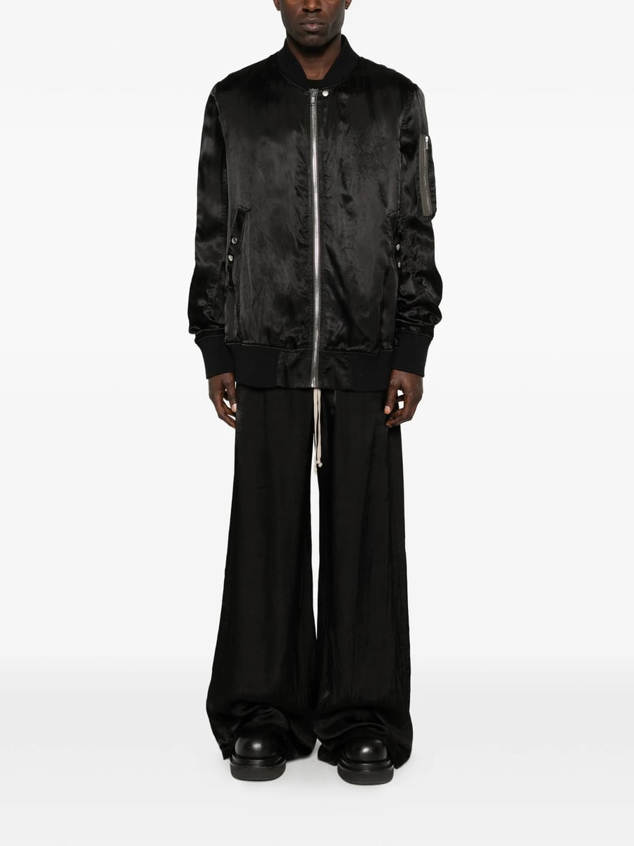 Rick Owens Rick Owens Zip Bomber Jacket, view 4