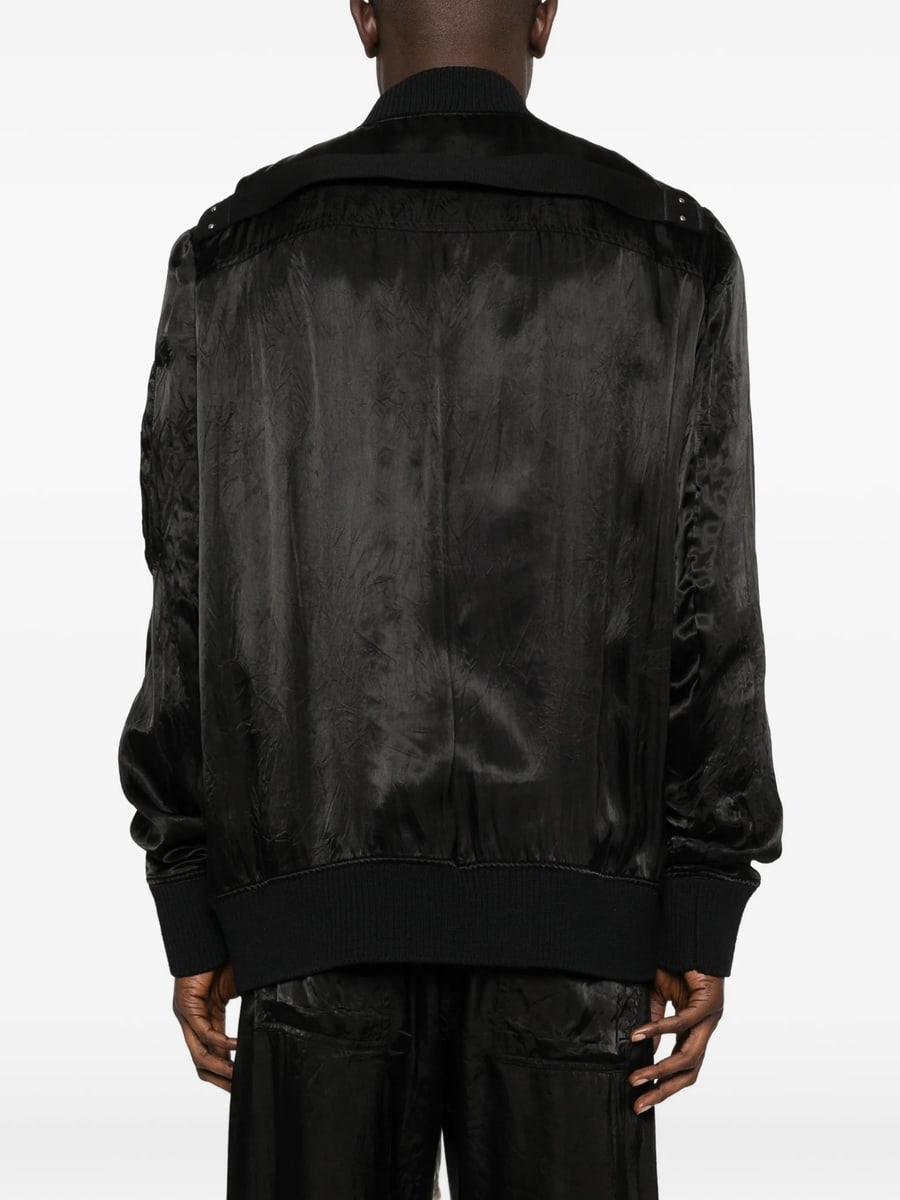 Rick Owens Rick Owens Zip Bomber Jacket, view 5