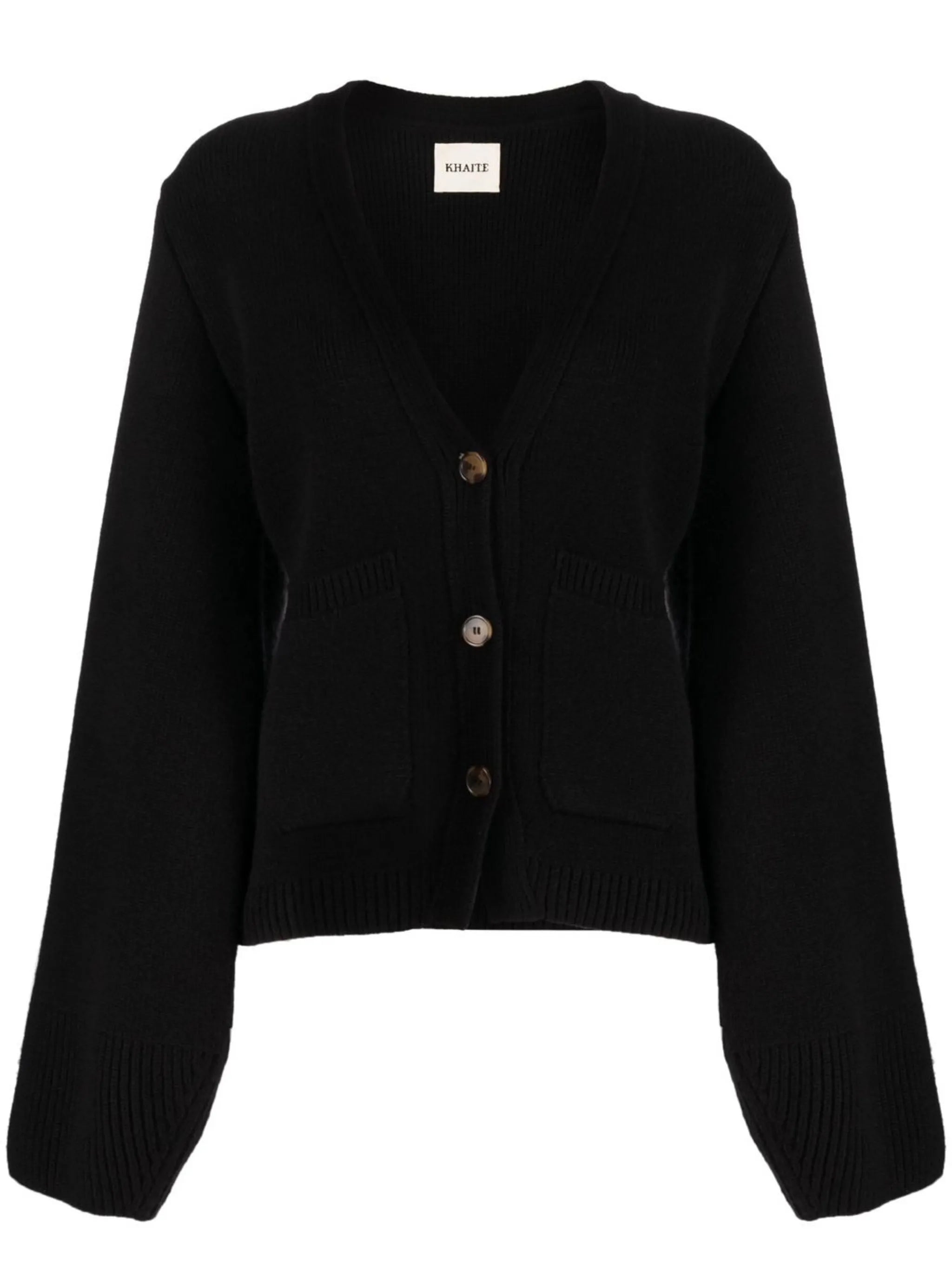 Khaite Khaite Scarlet Flared-sleeve Cashmere Cardigan