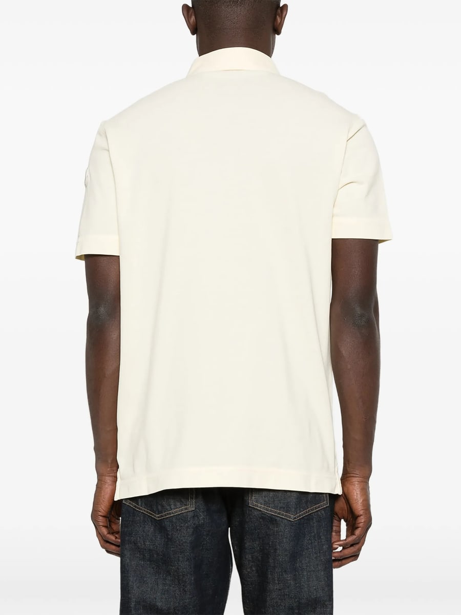 Moncler Moncler Logo-patch Polo Shirt, view 4
