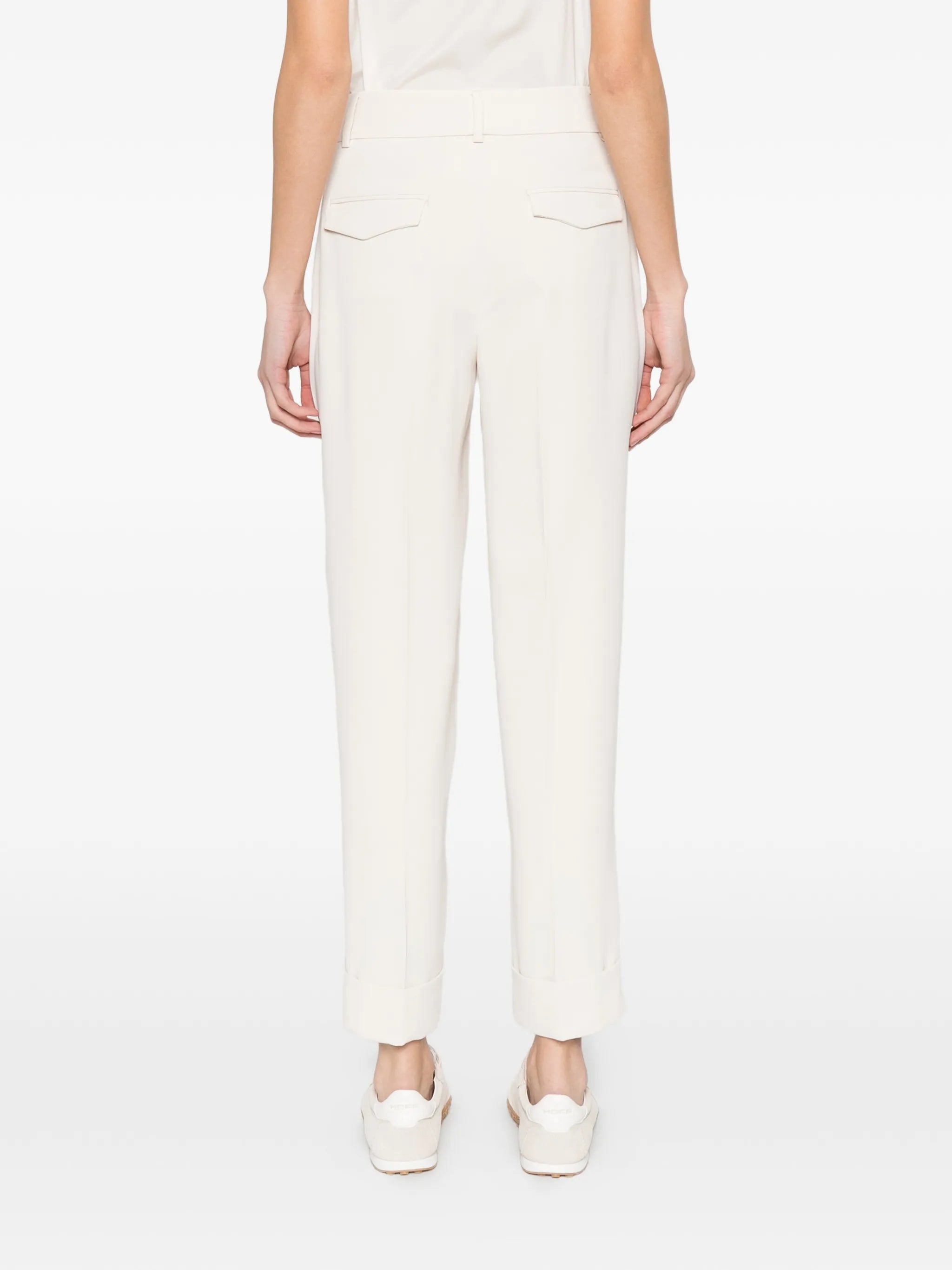 Peserico Peserico Concealed Fastening Tailored Trousers, view 2