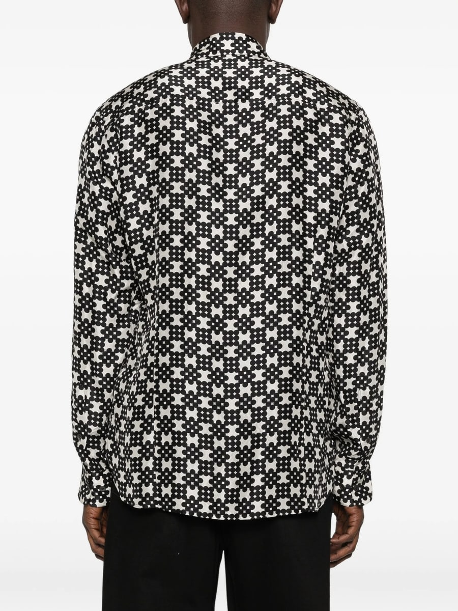 Dries Van Noten Dries Van Noten Patterned Long-sleeve Shirt, view 5