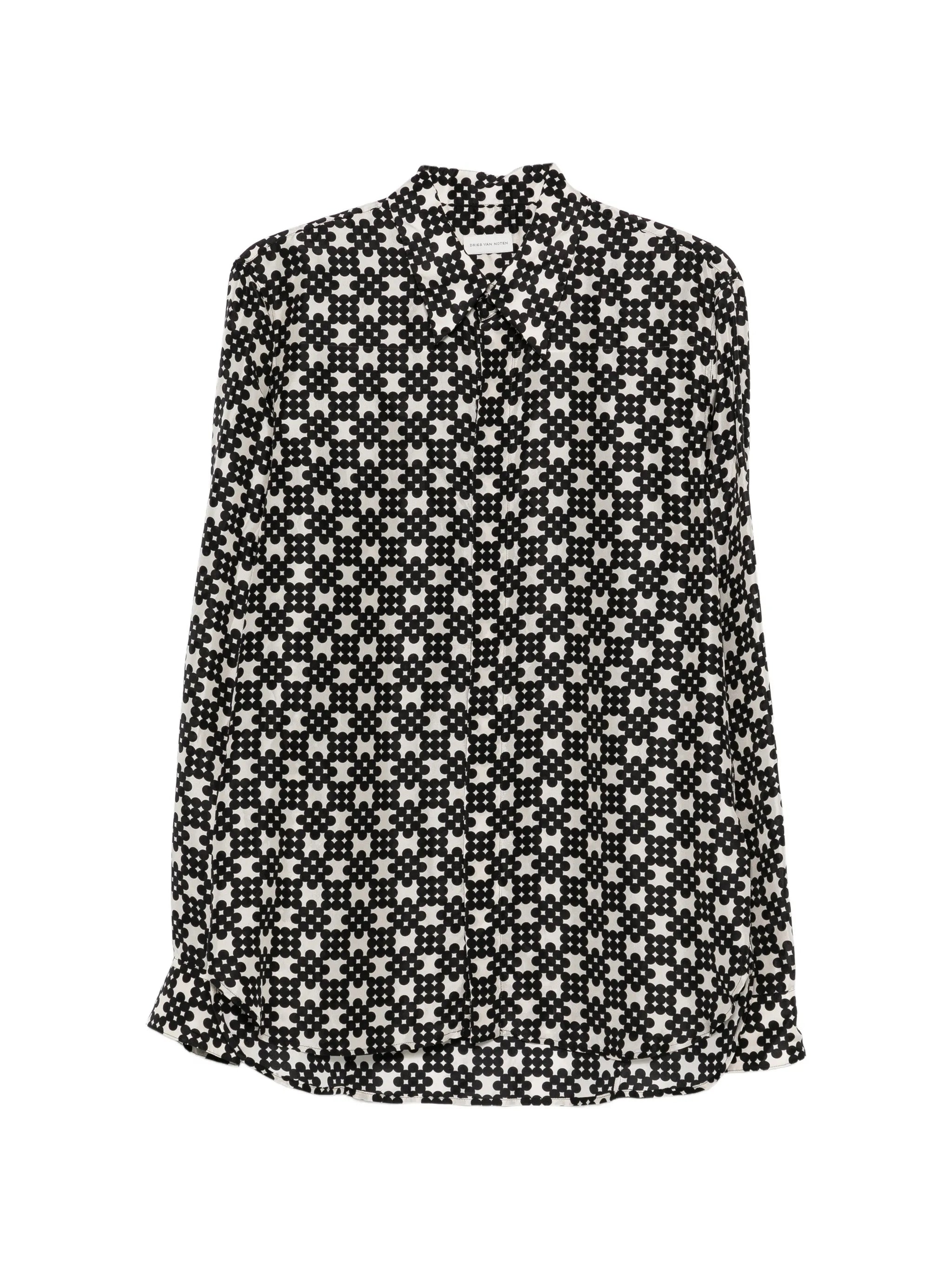 Dries Van Noten Dries Van Noten Patterned Long-sleeve Shirt
