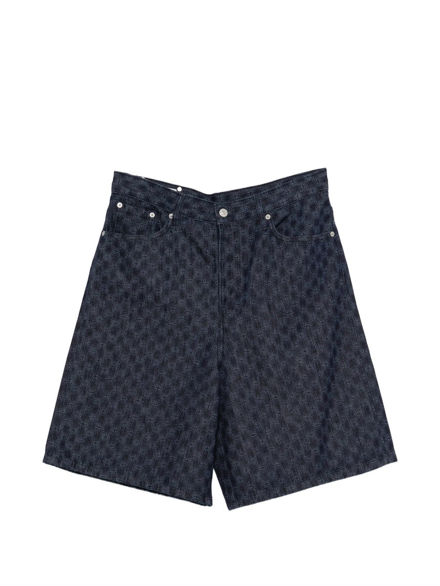 Dries Van Noten Dries Van Noten Patterned Denim Shorts