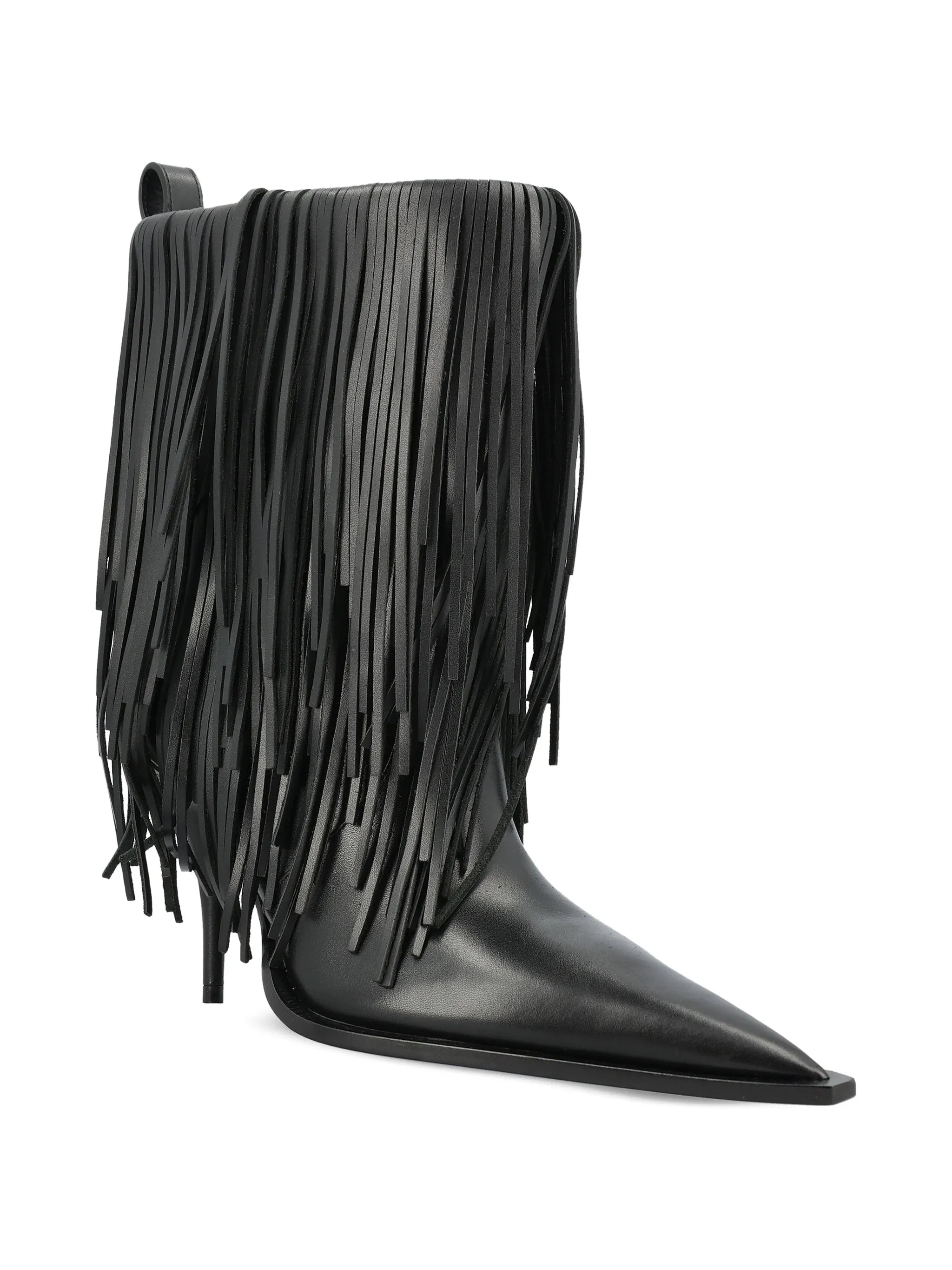 Balenciaga Balenciaga Fringed-embellishment Boots, view 2