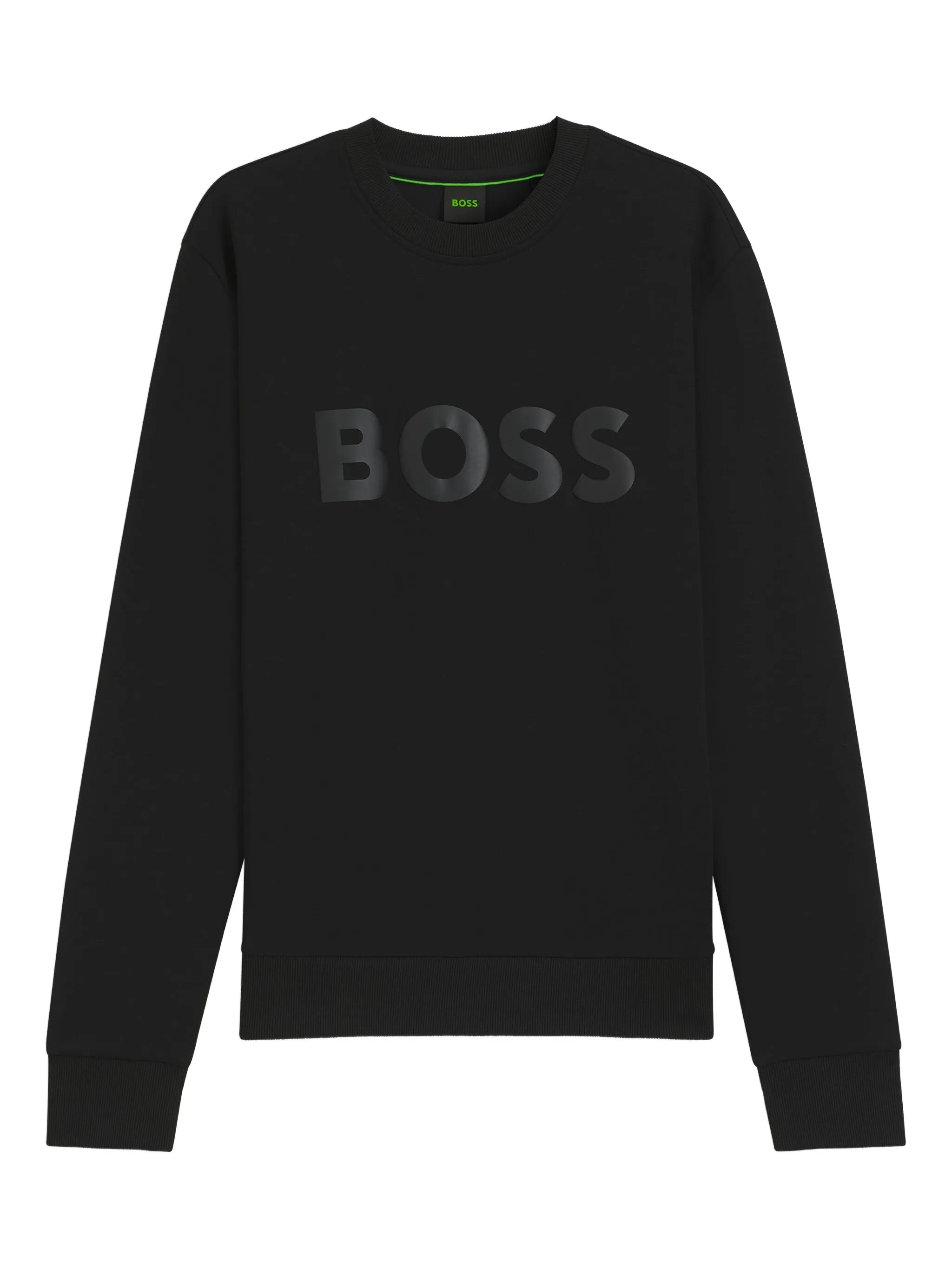Boss Boss Tonal-logo Sweatshirt In Stretch Cotton