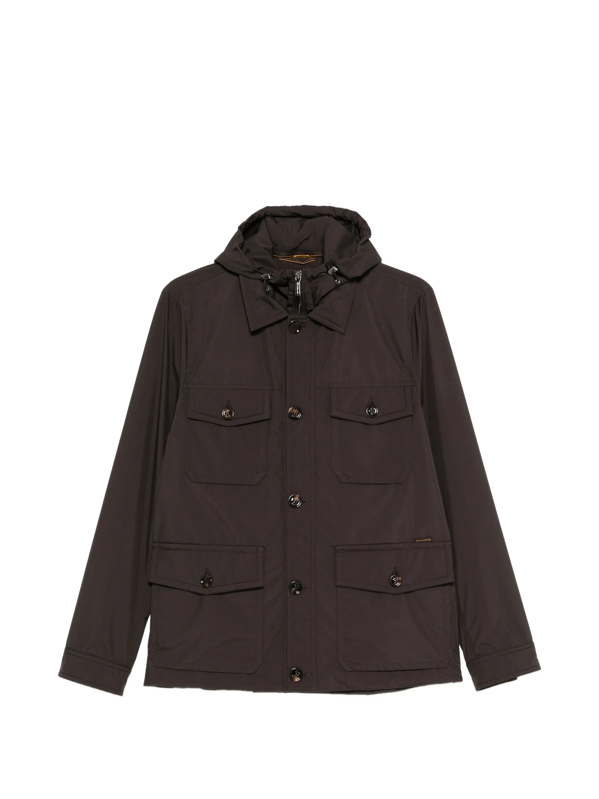 Moorer Moorer Button Hooded Jacket