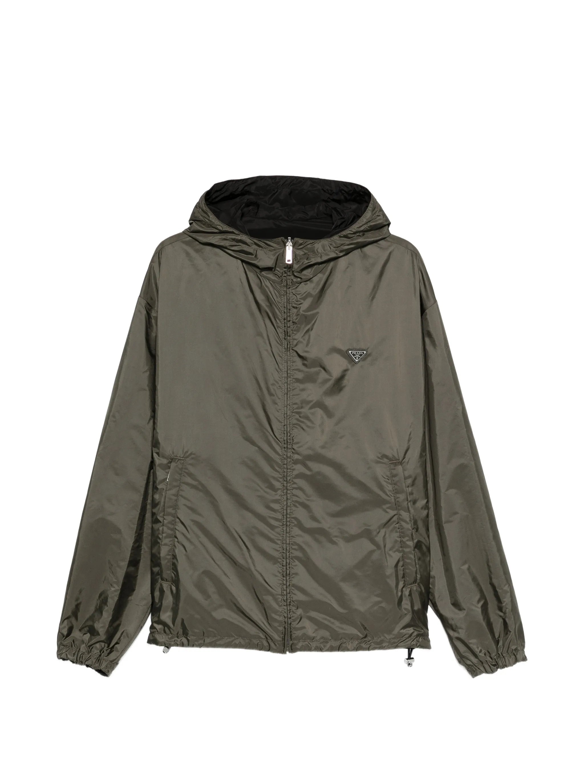 Prada Prada  Logo Hooded Jacket