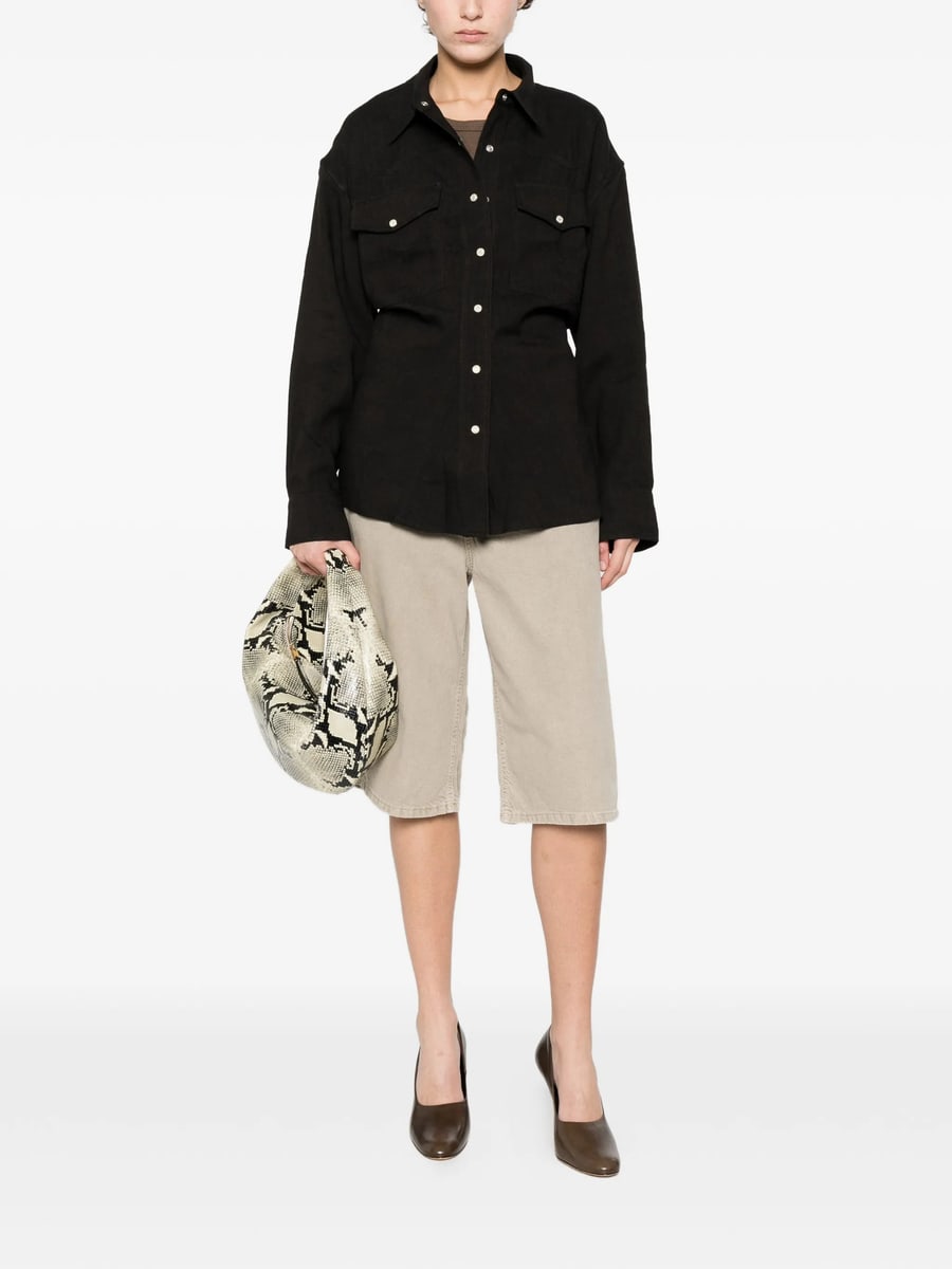 Studio Nicholson Studio Nicholson Buttoned Pocket Shirt, view 4