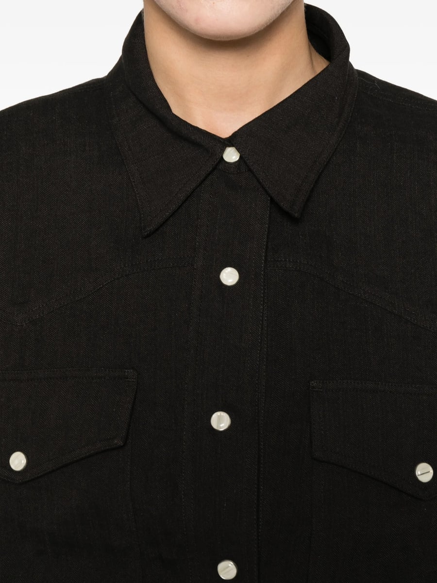 Studio Nicholson Studio Nicholson Buttoned Pocket Shirt, view 5