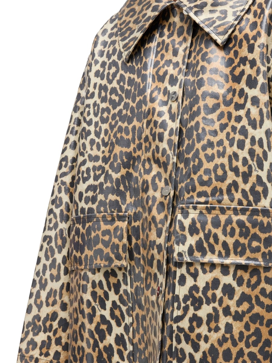 Ganni Ganni Leopard-print Jacket, view 4