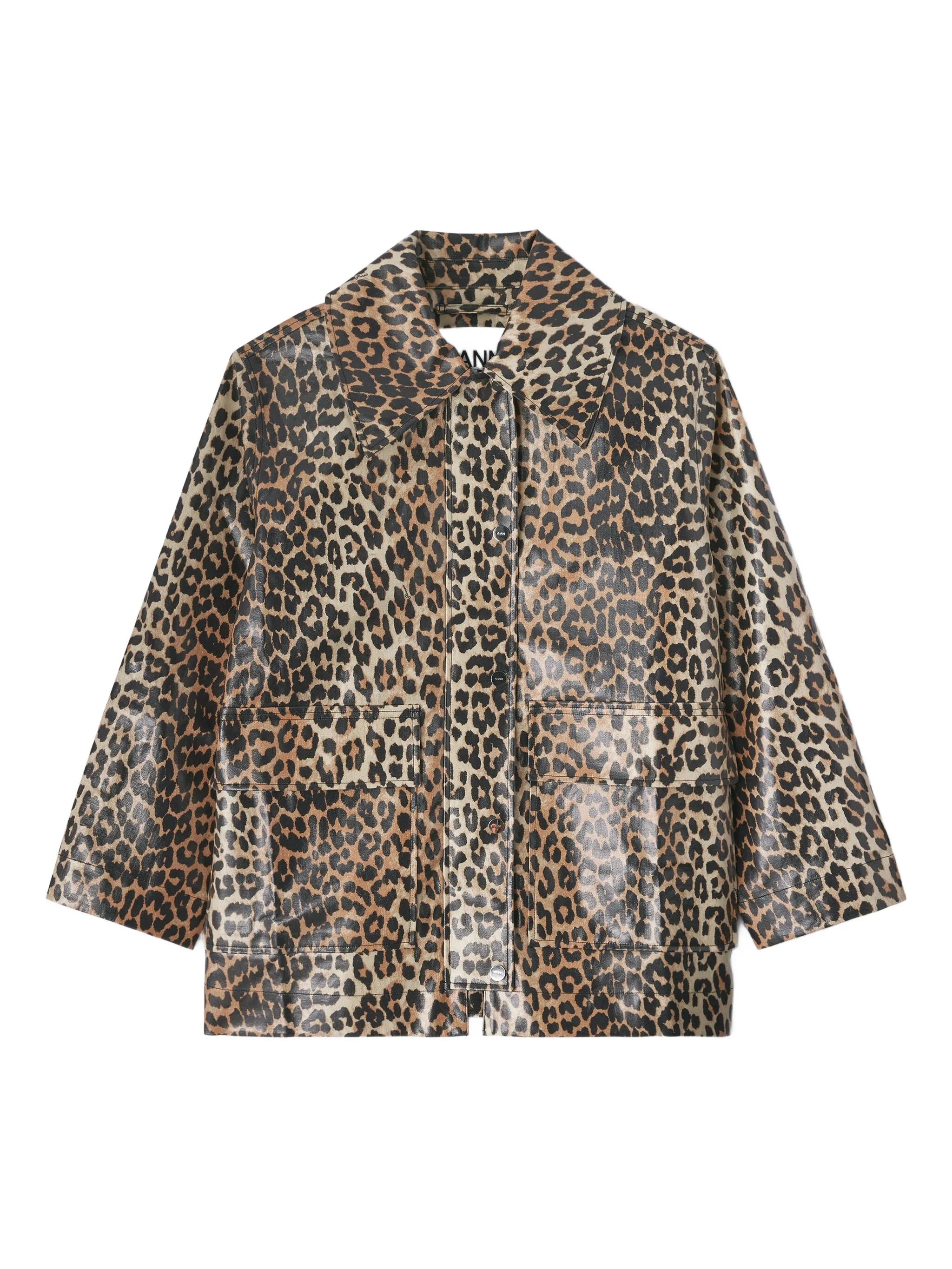 Ganni Ganni Leopard-print Jacket