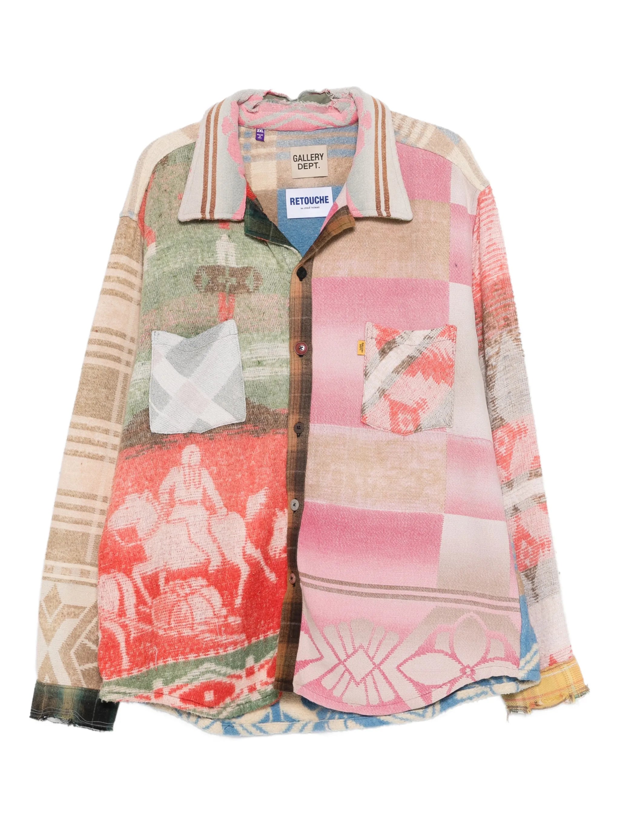 Gallery Dept. Gallery Dept. Patchwork Checked Shirt