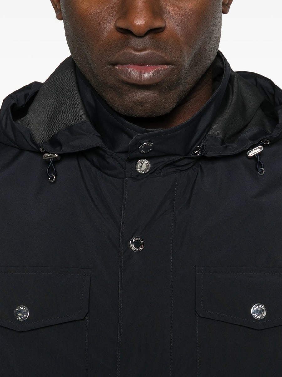 Moorer Moorer Hooded Pocket Jacket, view 2