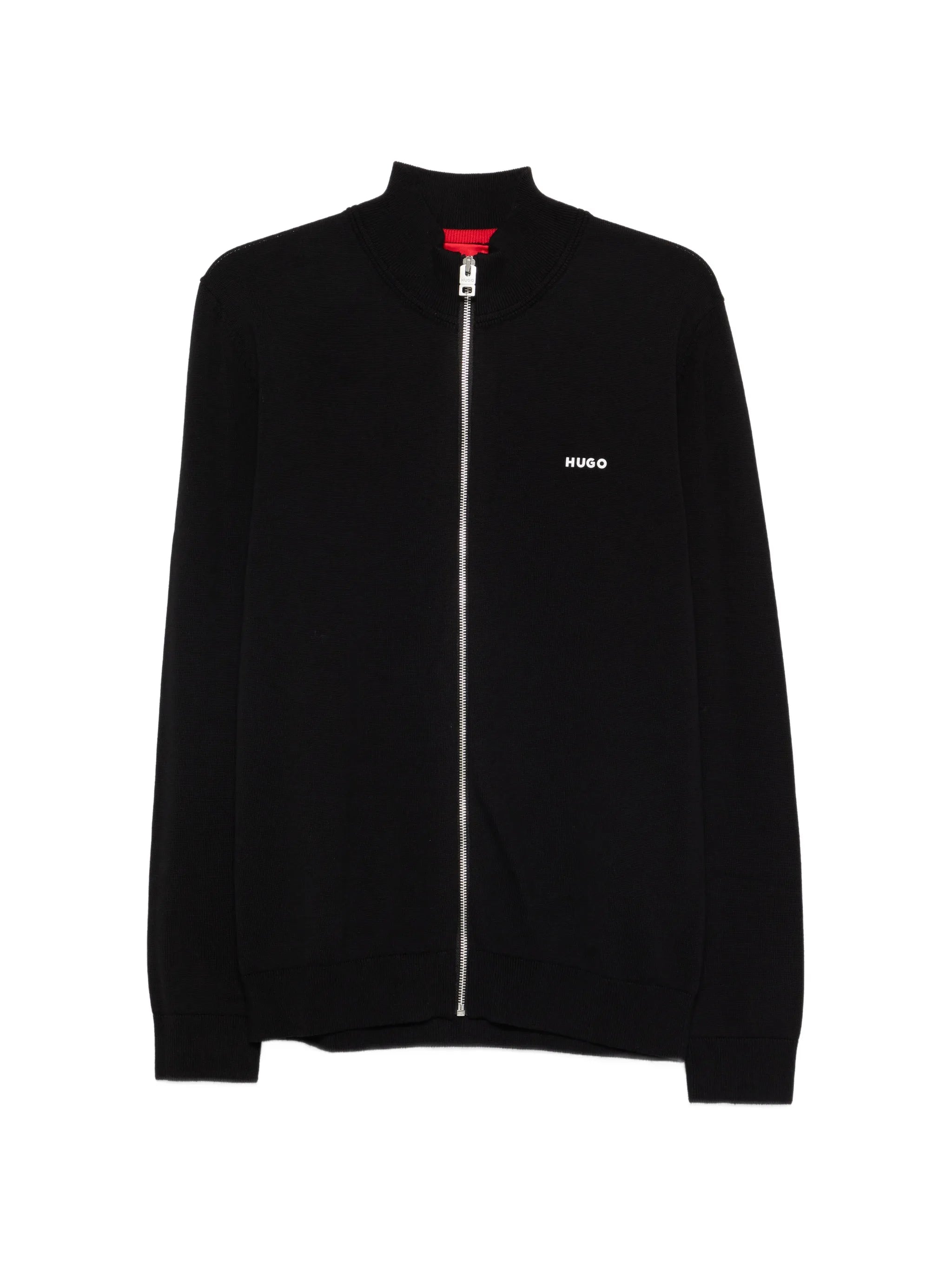 Hugo Hugo Zip Mock-neck Cardigan