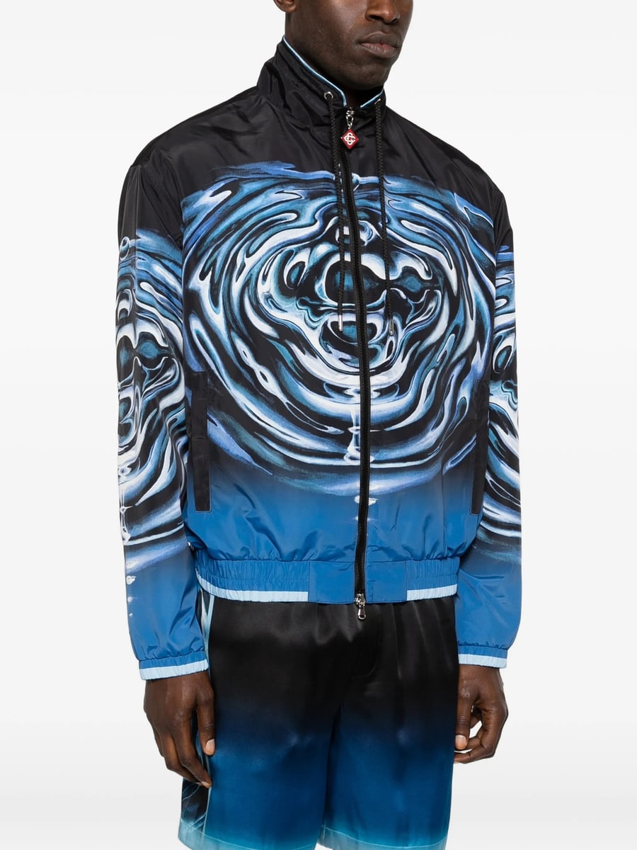 Casablanca Casablanca Graphic-print Drawstring Jacket, view 3