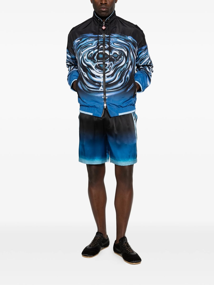 Casablanca Casablanca Graphic-print Drawstring Jacket, view 4