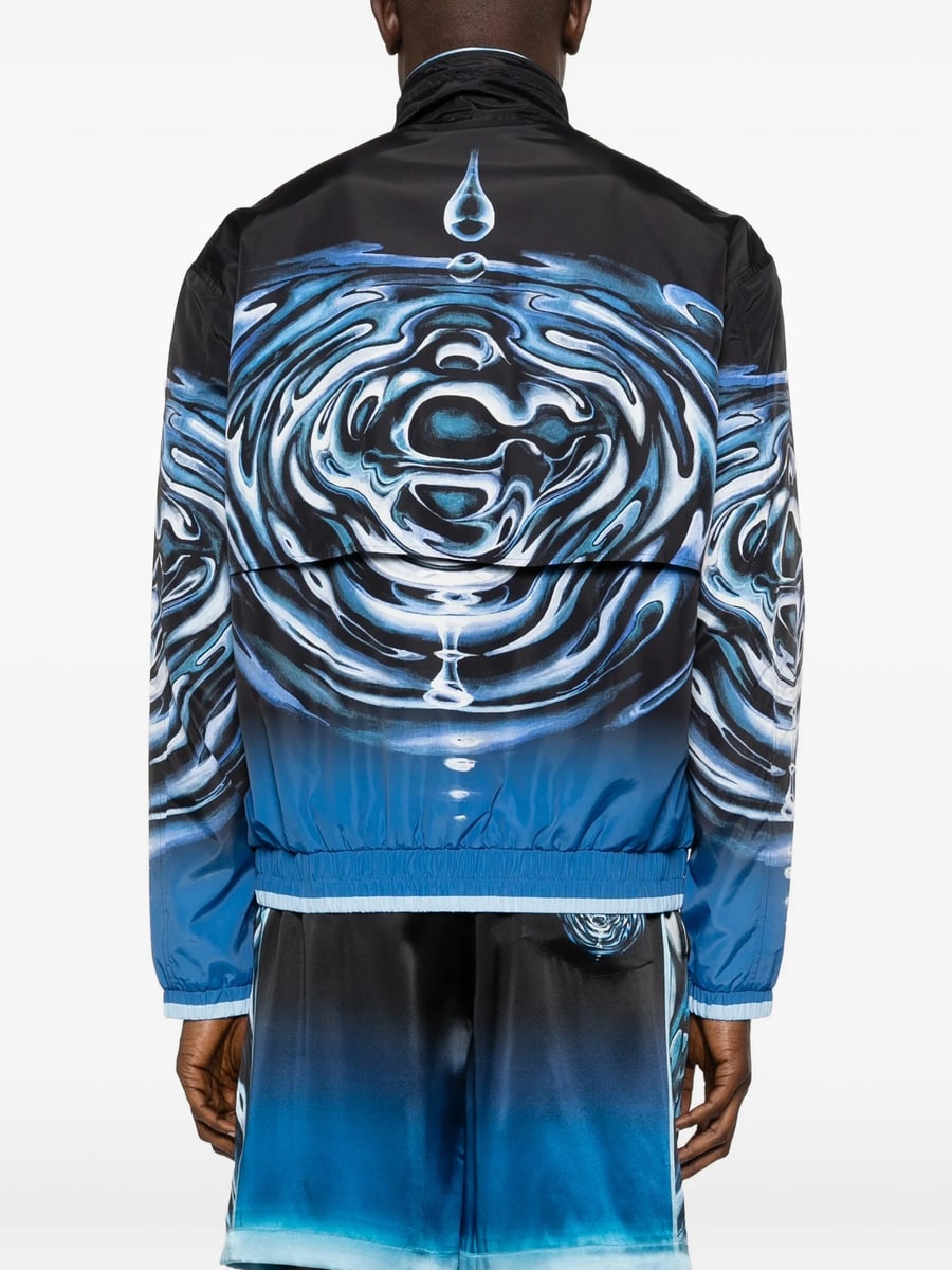 Casablanca Casablanca Graphic-print Drawstring Jacket, view 5