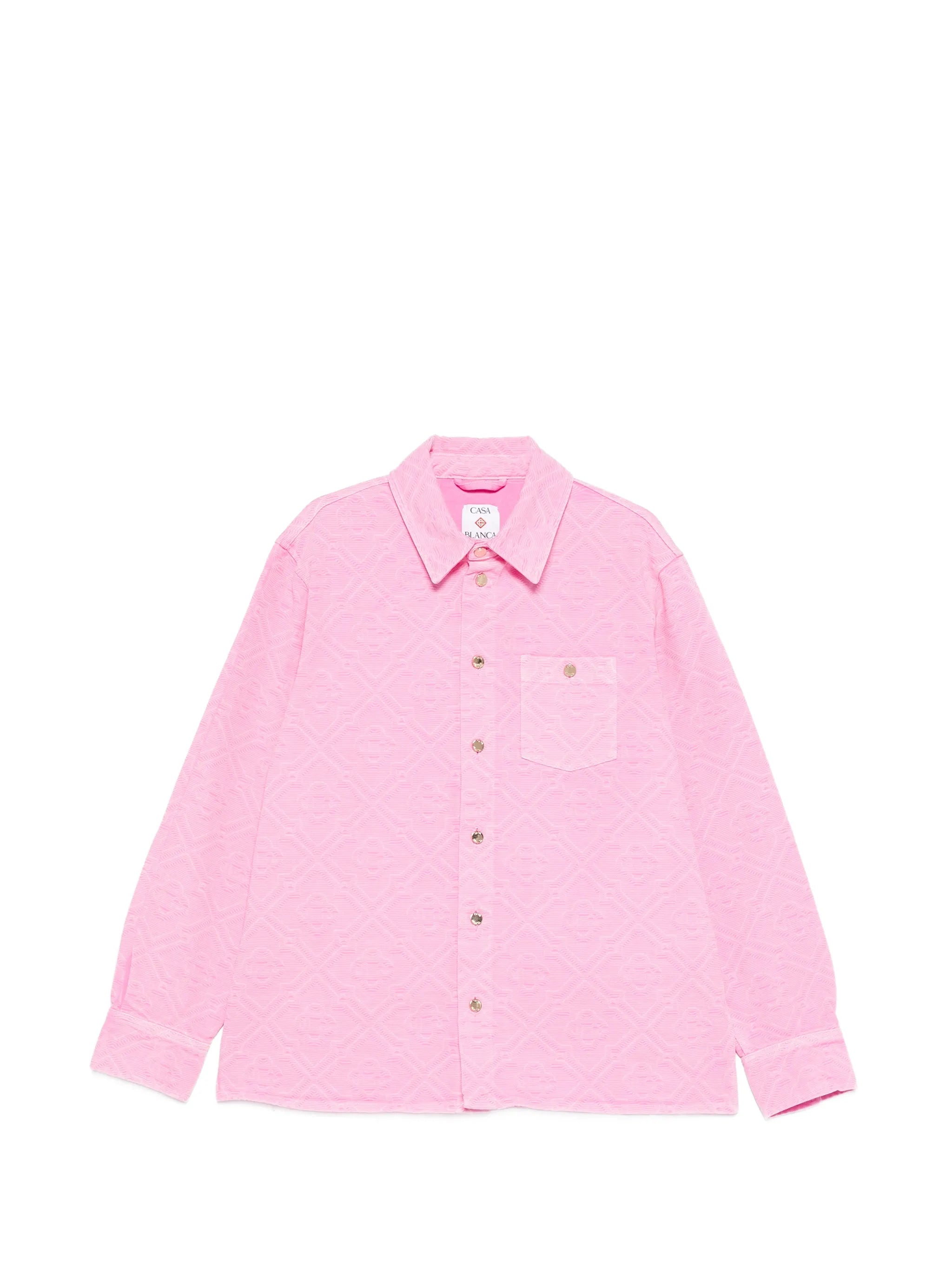 Casablanca Casablanca Logo-pattern Denim Shirt