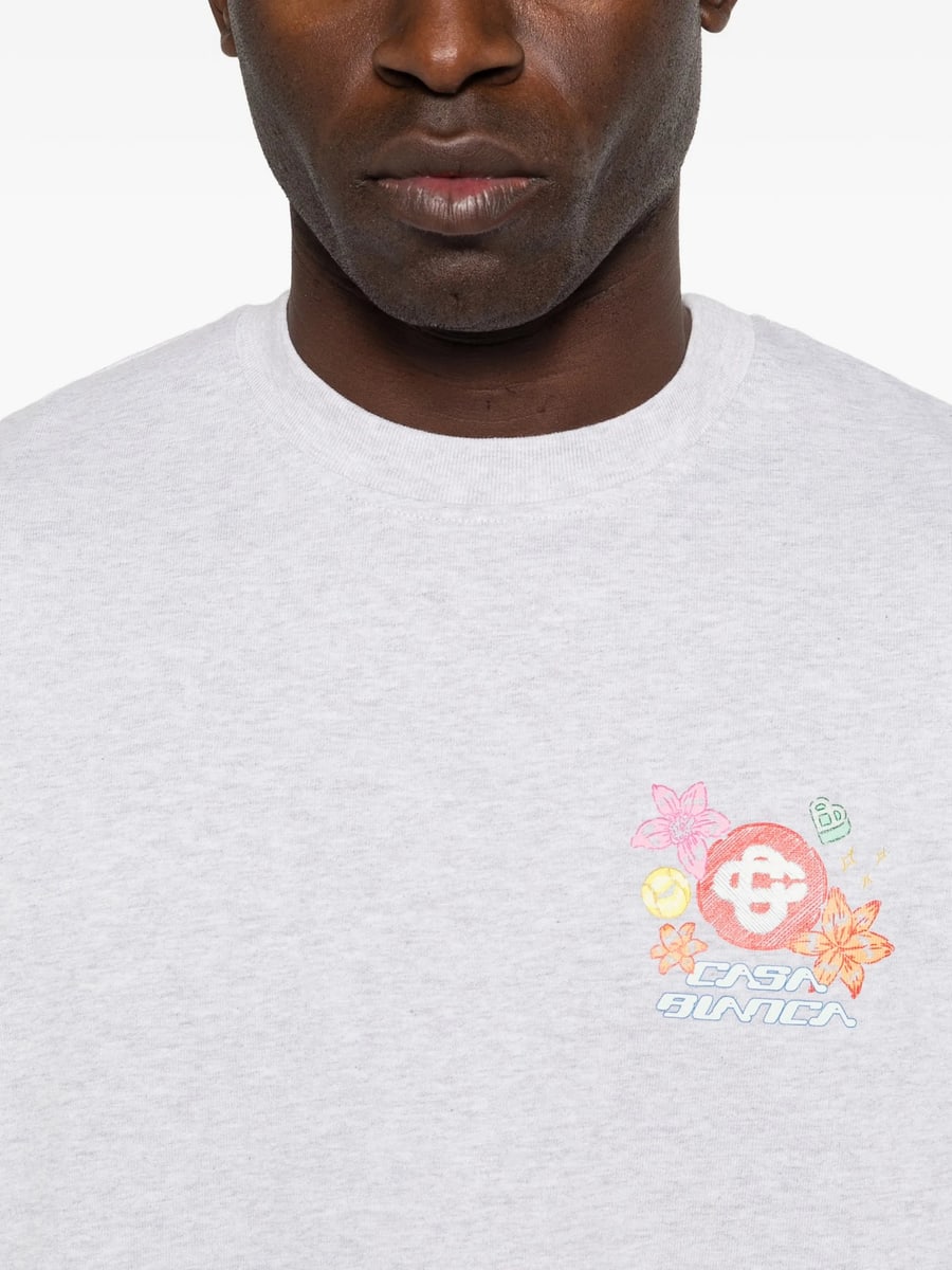Casablanca Casablanca Logo-print T-shirt, view 3