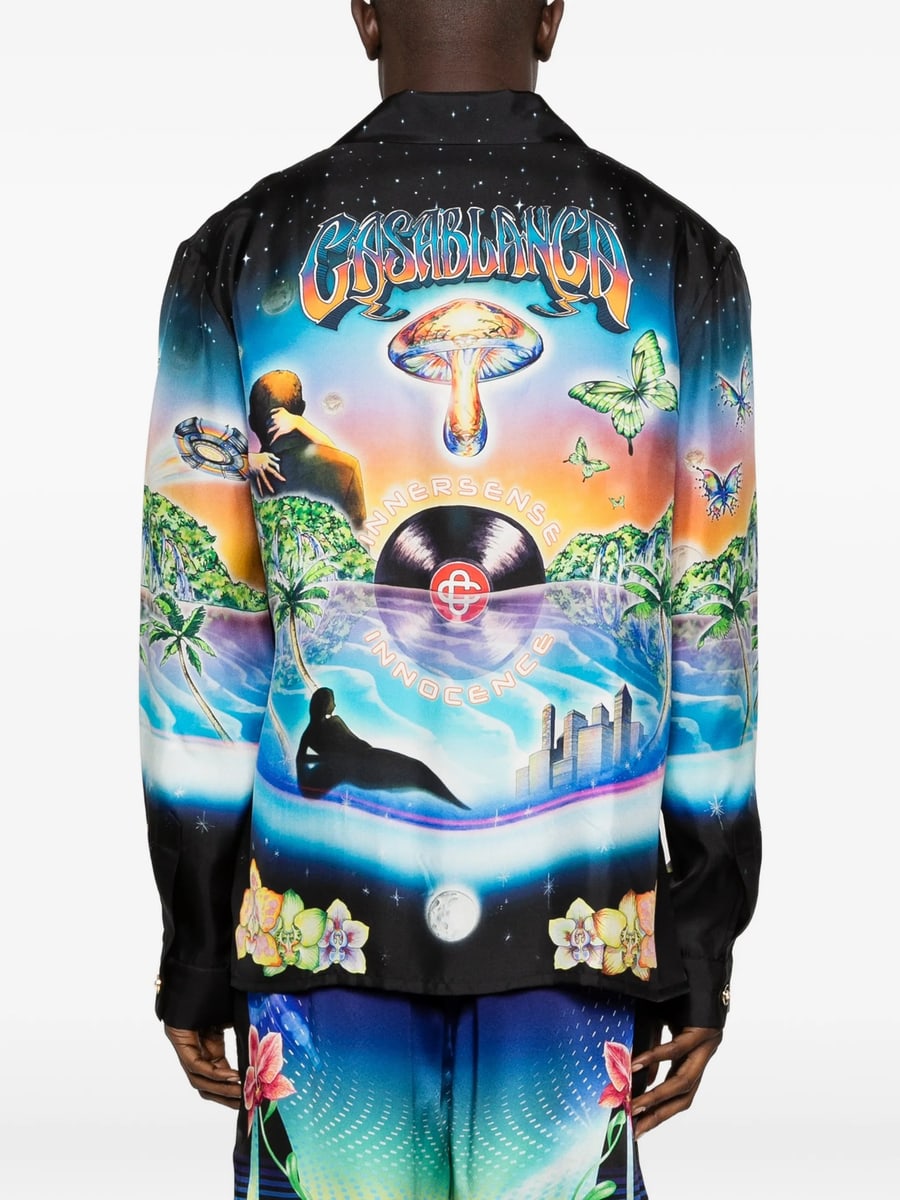 Casablanca Casablanca Graphic-pattern Shirt, view 4