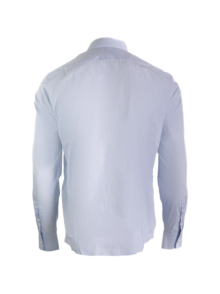 Prada Prada Striped-pattern Long-sleeve Shirt, view 2