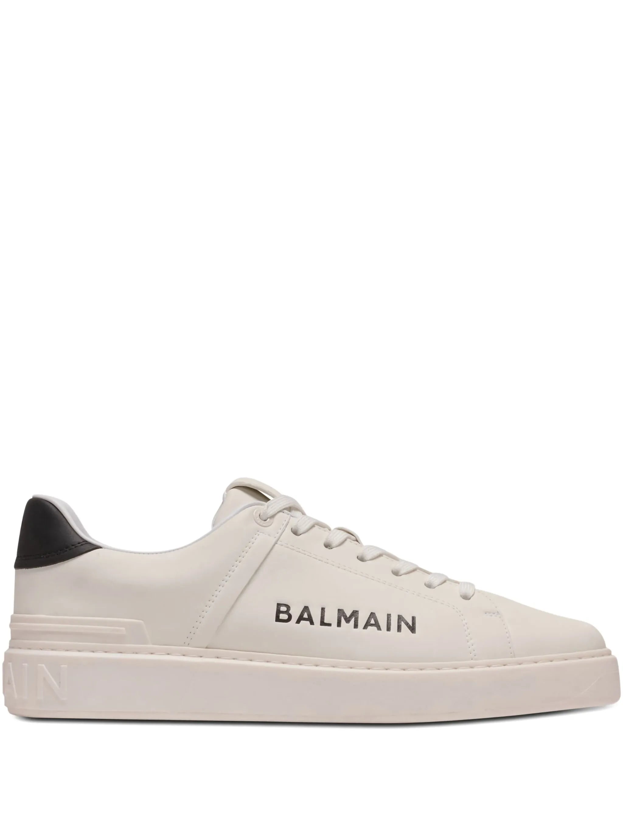 Balmain Balmain B-court Trainers In Calfskin