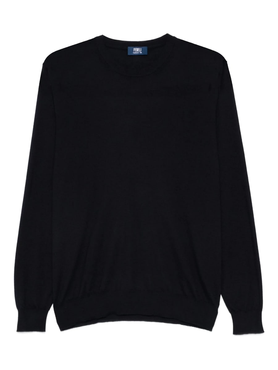 Fedeli Fedeli Round-neck Long-sleeve Top