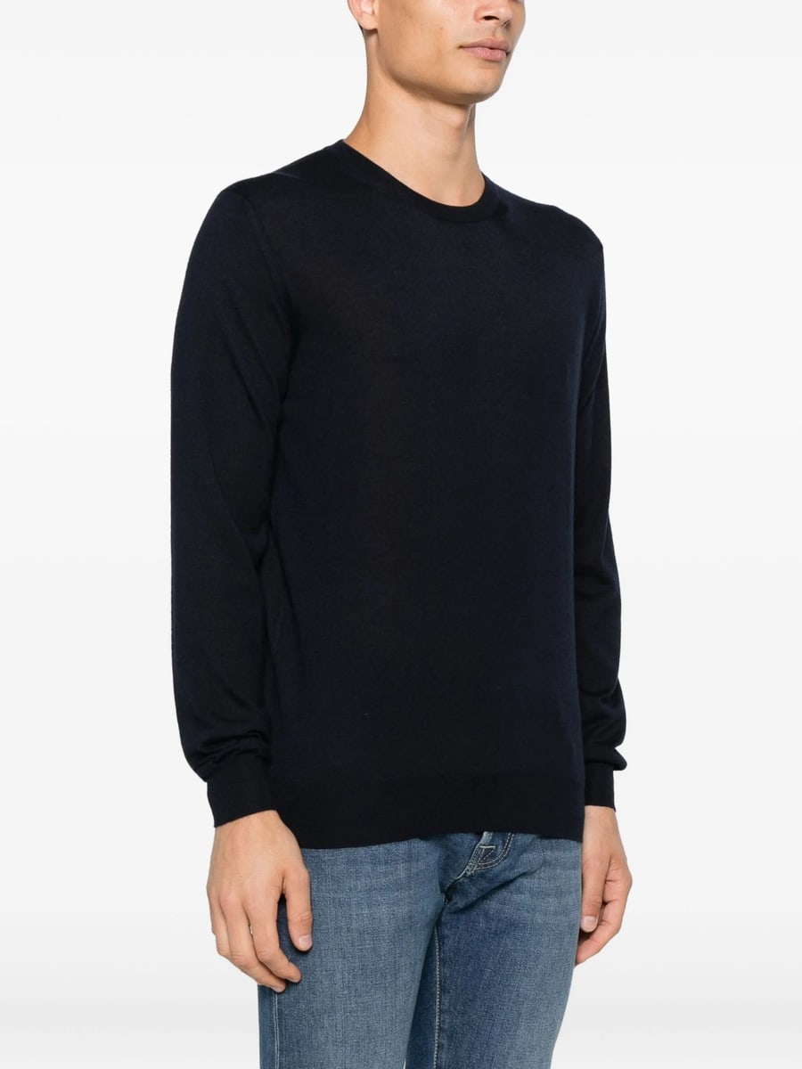 Fedeli Fedeli Round-neck Long-sleeve Top, view 5