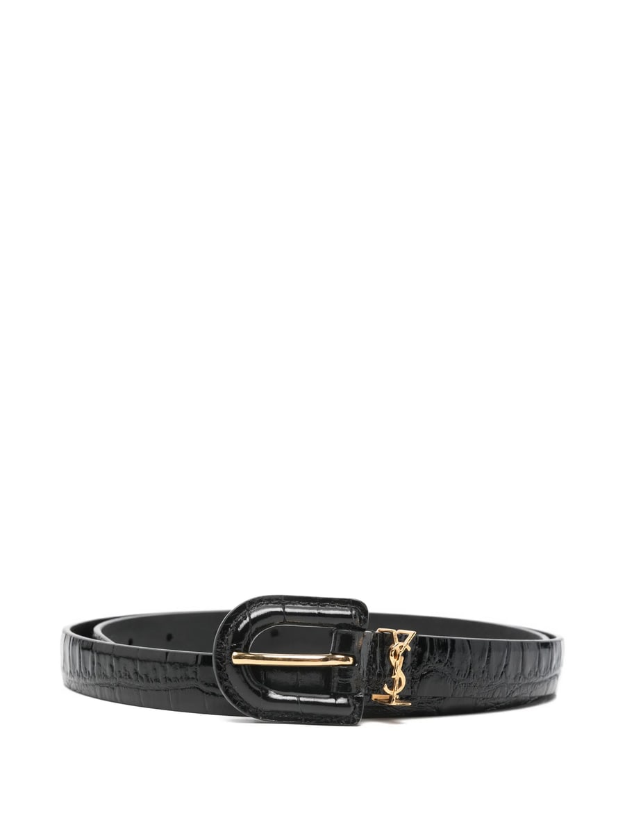 Saint Laurent Saint Laurent Signature Buckle Belt