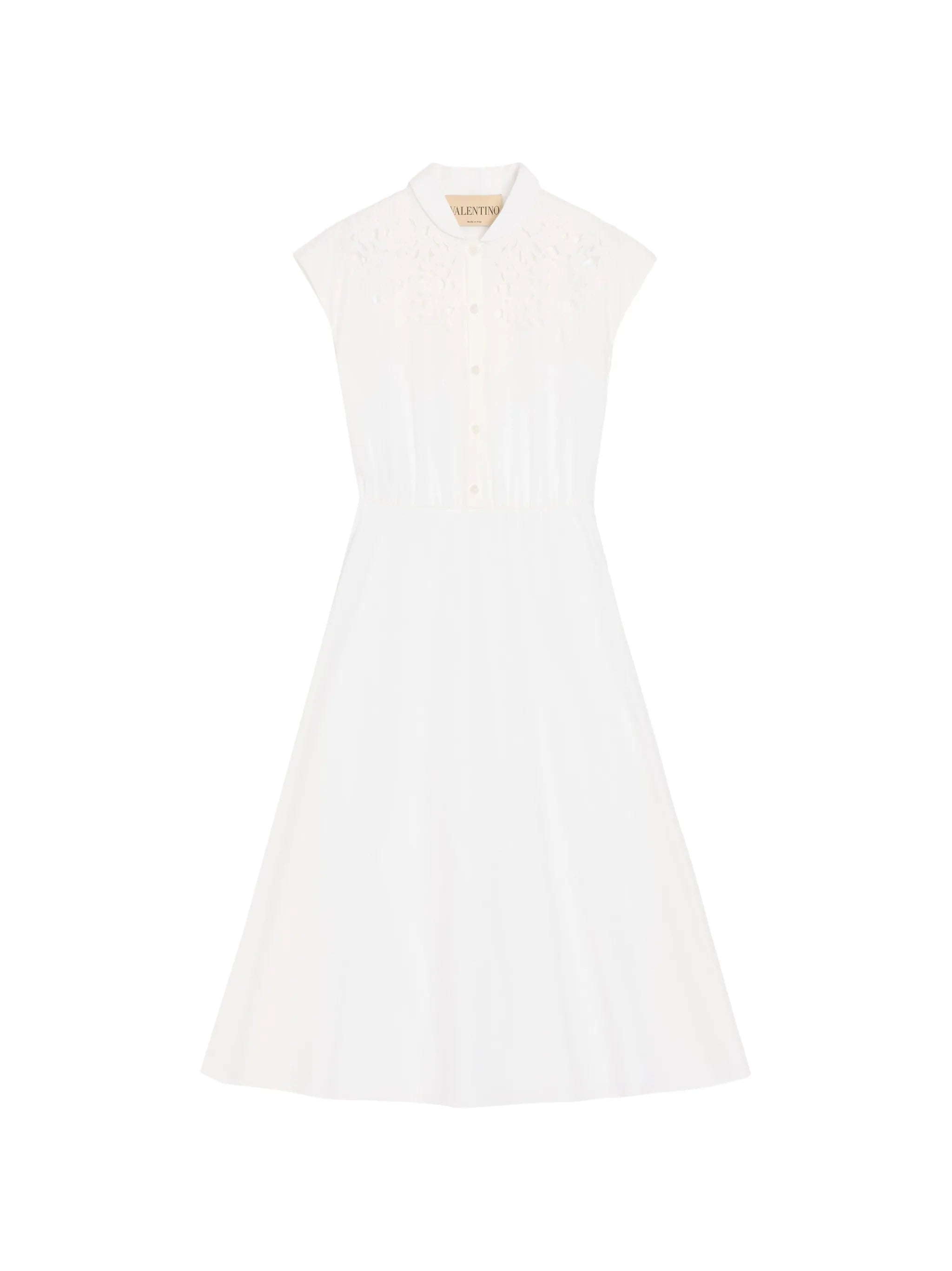 Valentino Valentino Embroidered-details Midi Dress
