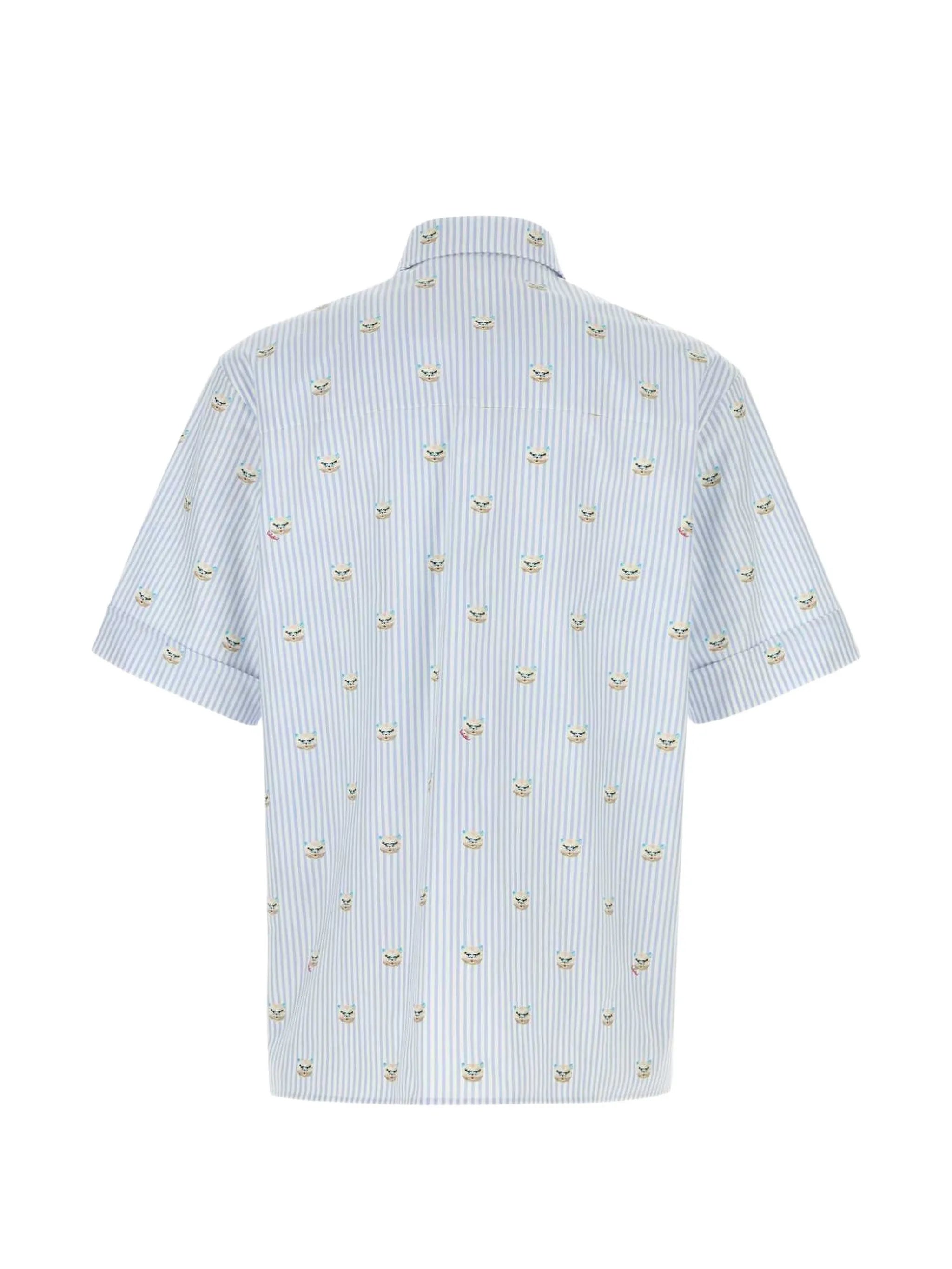 Valentino Valentino Embroidered Striped Shirt, view 2