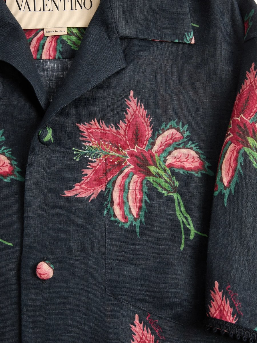 Valentino Valentino Floral-pattern Shirt, view 3