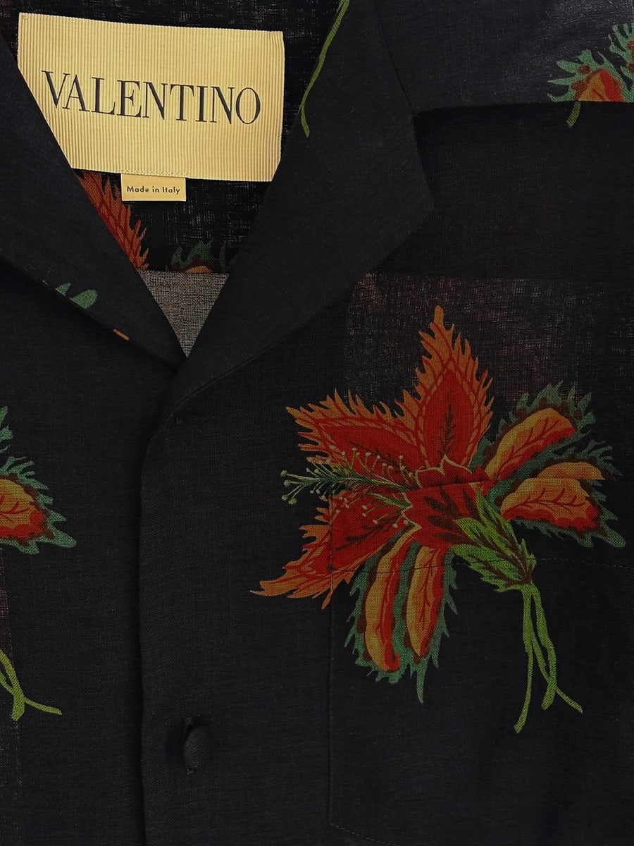 Valentino Valentino Floral-pattern Shirt, view 4