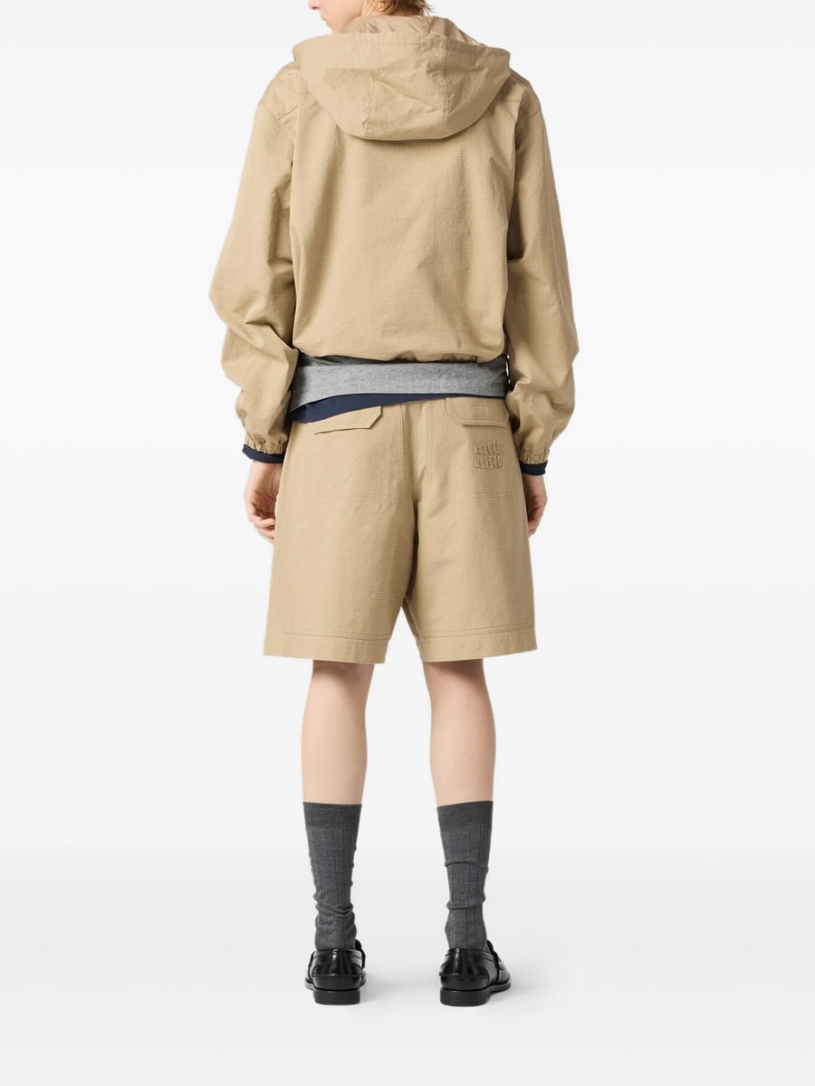 Miu Miu Miu Miu Ripstop Blouson Jacket, view 5